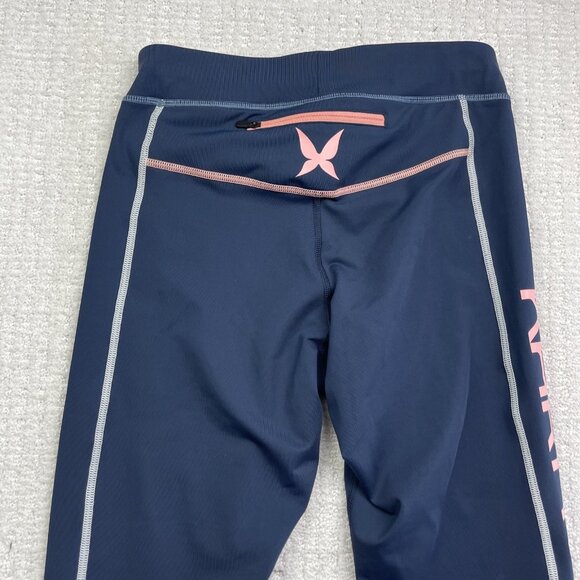 Kari Traa Womens M Base Layer Blue / Pink Pants Outdoor Ski Sport Hiking - Picture 8 of 9